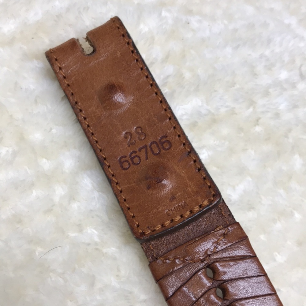 Vintage Western Leather Belt - Picture 3 of 9